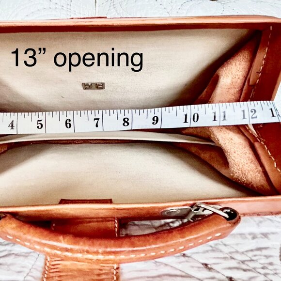 Sergio’s Vintage Hand Tooled Leather Briefcase All leather - Picture 7 of 7